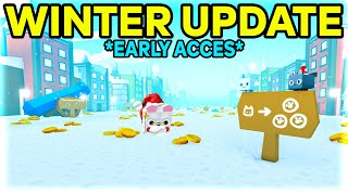 How To PLAY Winter Update EARLY in Pet Simulator X😲 [upl. by Nyssa]