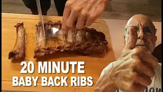 The Best Air Fryer BABY BACK RIBS in under 30 minutes Impossible [upl. by Anitsrik430]