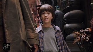 Harry Potter and the Sorcerers Stone 2001  Diagon Alley Scene [upl. by Elisha234]