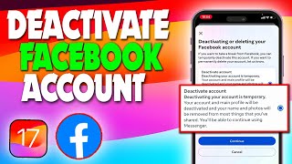 how to deactivate Facebook account  Full Guide  PIN TECH [upl. by Nas]