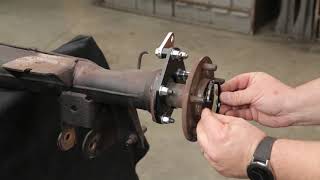 Video Demonstration of a Rear Drum to Disc Brake Conversion [upl. by Goulette192]