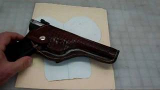 Making a pattern for your Leather Holster Mark3 22 45 [upl. by Palua]