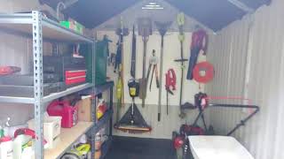 Suncast 7x7 Shed Review from Home Depot [upl. by Nylireg]