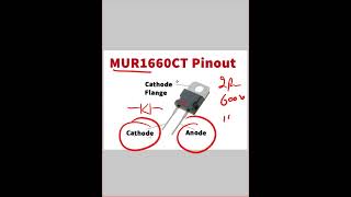 mur1660ct mur1660 pinout mur1660ct diode working [upl. by Stickney]