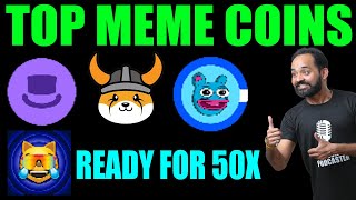 Top 5 Meme Coins to EXPLODE in the 2024 Bull Run  Brett coin  Degen Crypto  Mog coin  Floki inu [upl. by Newsom]