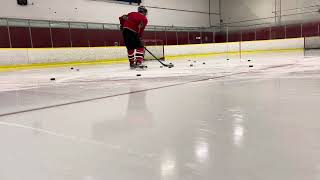 Warm up at an empty stick and puck [upl. by Terr]