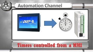 How to monitor and configure a Timers from a HMI [upl. by Nnadroj208]