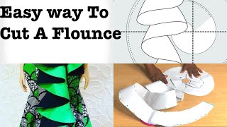 Easy Steps To Cutting A FlounceFrill [upl. by Sontich]