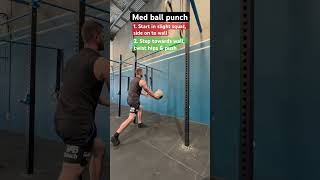 Med ball punch  Movement technique video [upl. by Letch]