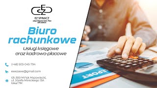 Biuro rachunkowe Mińsk Mazowiecki EZ Spinacz [upl. by Falcone]