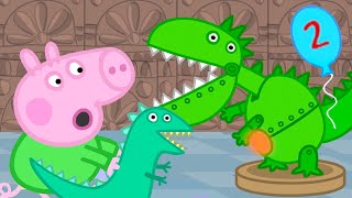 Georges Big Birthday Surprise 🦕🐽 Peppa Pig Full Kids Episodes  30 Minutes [upl. by Aiceila]