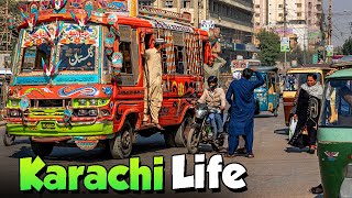 🇵🇰 Streets of Karachi  City Walking Tour Karachi Pakistan  Sadar Bazaar [upl. by Nerehs]