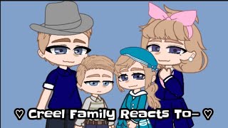 Stranger Things Creel Family Reacts To— 13 [upl. by Nesilla232]