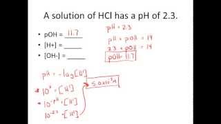 Given pH amp pOH Solve for H amp OH Practice Problems [upl. by Kelcie]