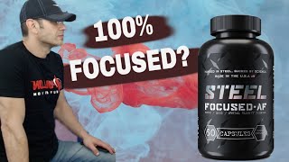 Steel Supplements FOCUSEDAF Review  Best Nootropic for Focus [upl. by Littman]