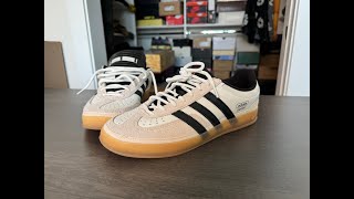 Adidas Gazelle Bad Bunny Benito White Black On Feet Review [upl. by Rockefeller]