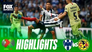 Rayados 21 América  HIGHLIGHTS  Final de Ida  Liga MX [upl. by Phipps]