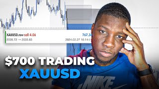 LIVE Trading XAUUSD  My Favourite Setup Supply and Demand Forex Strategy [upl. by Zrike547]