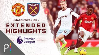 Manchester United v West Ham United  PREMIER LEAGUE HIGHLIGHTS  242024  NBC Sports [upl. by Ava150]