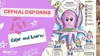 Cephalosporin Antibiotics Made Easy Mnemonics Mechanism of Action Side Effects Counseling [upl. by Nesyaj58]