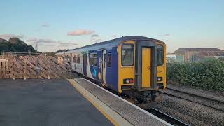 Northern 150214 Departs Wakefield kirkgate for Knottingley from Leeds [upl. by Dodie589]