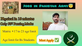 Pakistan Army jobs  how to apply and basic requirements pakarmy armyjobs2021 job nts [upl. by Aelak]