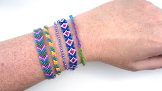 How to Make Friendship Bracelets  5 Ways for Beginners [upl. by Beryl]