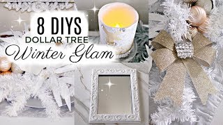 💖8 DIY DOLLAR TREE GLAM DECOR CRAFTS 💖 CHRISTMAS CENTERPIECE CANDLE TRAY [upl. by Ennahoj]