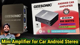 geesonic gs02am mini car amplifier  Android car amplifier  SJ  geesonic caramplifier [upl. by Manon615]