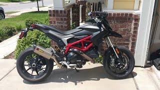 Ducati Hypermotard 821  Ride amp Review [upl. by Annoid]