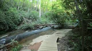 Virtual Treadmill Walking  Trail with Rivers and Waterfalls  Table Rock State Park [upl. by Gonta]