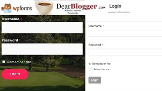 WPForms WordPress Tutorial Create Custom Login Forms [upl. by Publea]