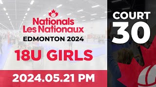 2024 Volleyball Canada Nationals 🏐 Edmonton 18U Girls  Day 2 PM Wave  Court 30 20240521 [upl. by Adnaugal]