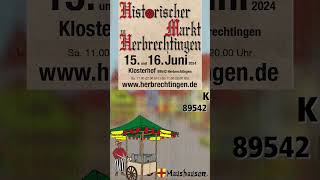 Marktzeit – Historischer Markt zu Herbrechtingen – Mäuseroulette Mäusegaukler Maushausen Kloster [upl. by Llerrahs914]