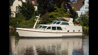 Die neue Linssen Yachts Grand Sturdy 500 AC Variotop bei Hennings YachtVertrieb in Papenburg [upl. by Naicad]