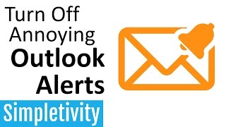 How to Turn Off Outlook Alerts amp Notifications Email Tips [upl. by Rammaj]