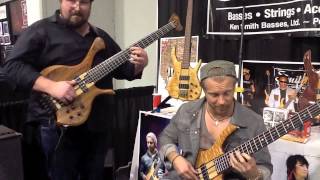 Bass Southwest NAMM 2014 Hadrien Feraud and Federico Malaman [upl. by Annairol]