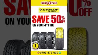 An Amazing Dunlop Tyre Offer Only at AutoXpress [upl. by Eldwen]