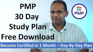 PMP 30 Day Study Plan  Free Download [upl. by Ameer]