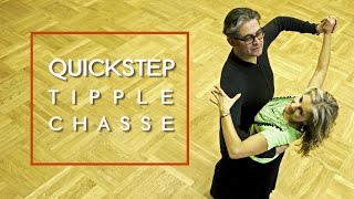 How To Dance Quickstep Basic  Tipple Chasse amp Routines [upl. by Emmott939]