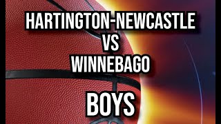 HartingtonNewcastle vs Winnebago Boys Basketball Game 2021 [upl. by Keli]