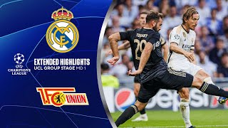 Real Madrid vs Union Berlin Extended Highlights  UCL Group Stage MD 1  CBS Sports Golazo [upl. by Enimasaj]