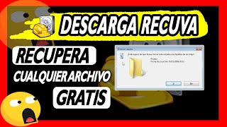 🔴 Como DESCARGAR RECUVA GRATIS 👉 RECUPERA ARCHIVOS ELIMINADOS O BORRADOS DE TU PC LAPTOP USB [upl. by Rramed]