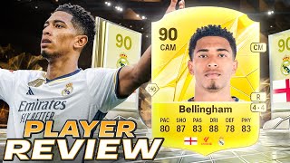 🔥90 JUDE BELLINGHAM PLAYER REVIEW  EA FC 25 ULTIMATE TEAM [upl. by Adolf410]