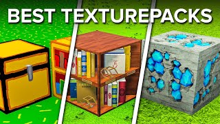 10 MUST TRY Texturepacks For Minecraft [upl. by Alleroif]