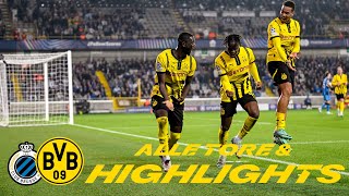 Match Highlights  Club Brugge  Dortmund 03  UEFA Champions League [upl. by Klingel]