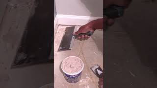 How to Patch Concrete Holes  Prepare for Vinyl Plank Flooring short [upl. by Mariele]