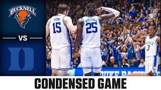 Bucknell vs Duke Condensed Game  202324 ACC Men’s Basketball [upl. by Mcmaster]