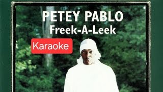 petey pablo Freek a Leek karaoke [upl. by Yalc381]