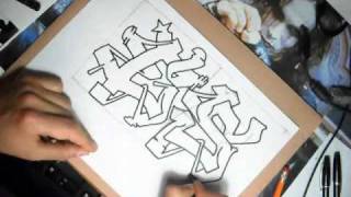 4 Tutorial COME FARE GRAFFITI how to make graffiti stesura di più lettereloop parte22 [upl. by Zeta220]